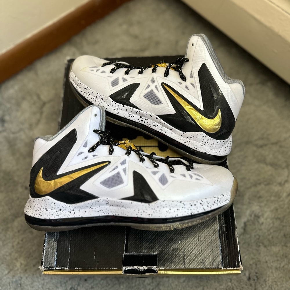 Nike LeBron X Elite+ “White Gold”